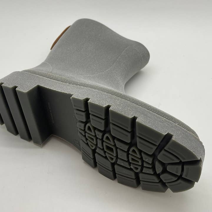 nat-2™ Bio Boot grey green vegan | 100% waterproof biodegradable rainboots for wholesale on Faire11