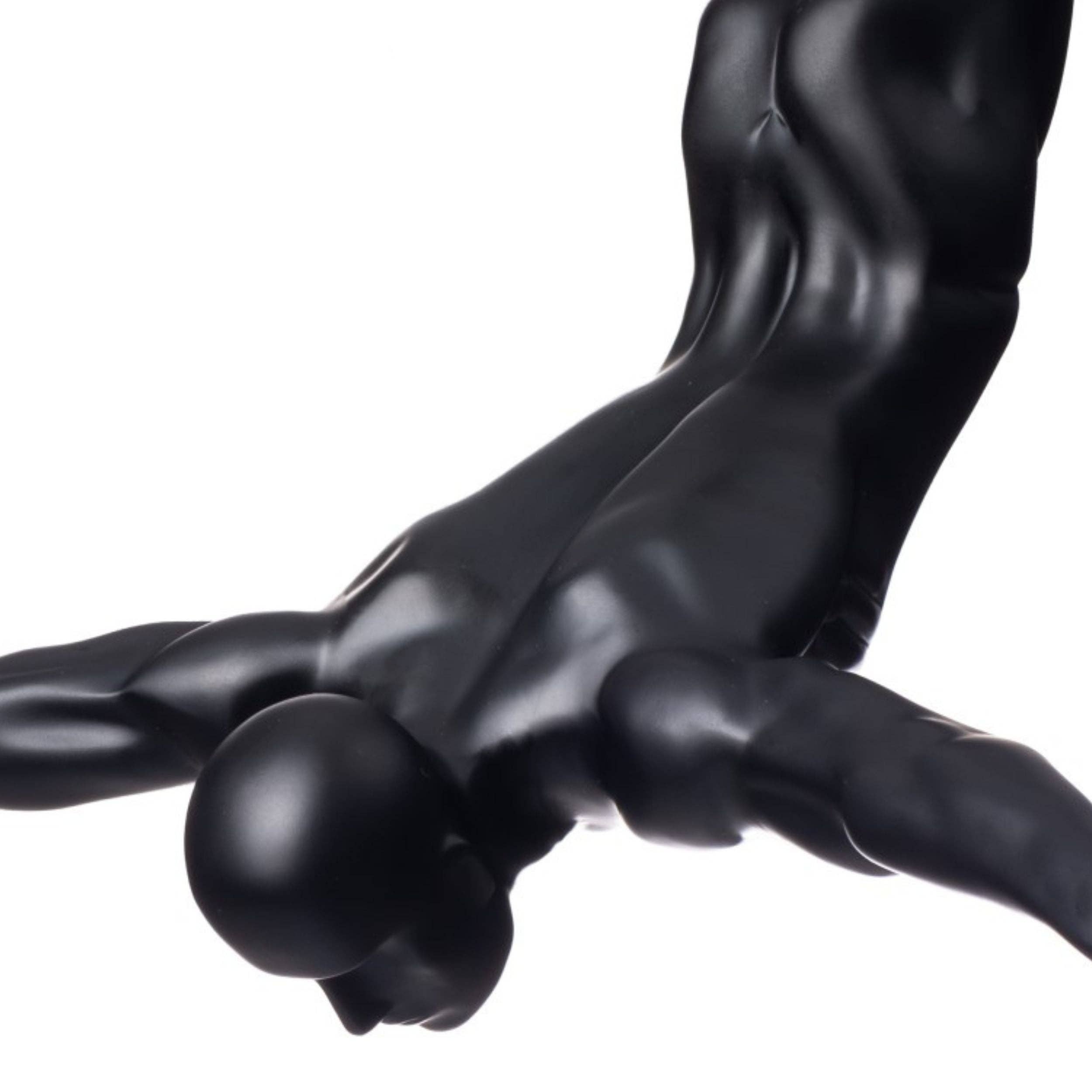 Finesse Decor - Vente Décoration murale – enfant et bébé - Sculpture décorative murale Diver//22 po noir mat3
