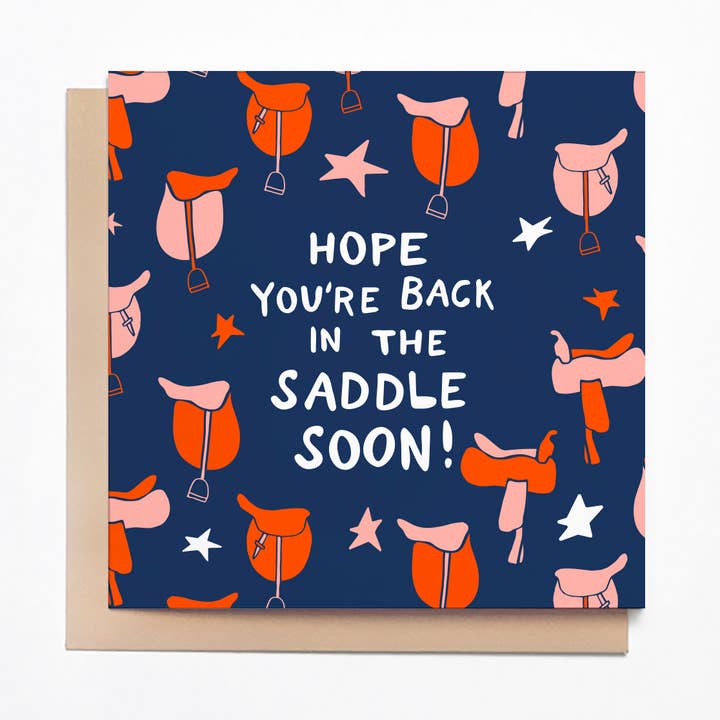 Back in the Saddle Card for wholesale by Mare Modern Goods