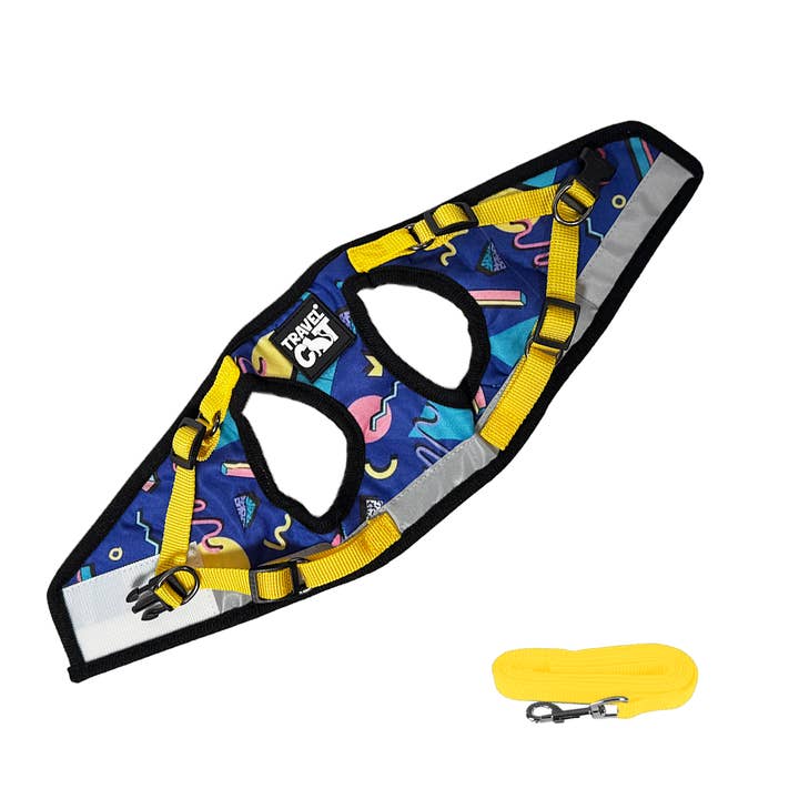 Travel Cat | Your Cat Backpack - Wholesale Pet Harness - Cat - "The 90s Cat" Limited-Edition Harness & Leash Set
