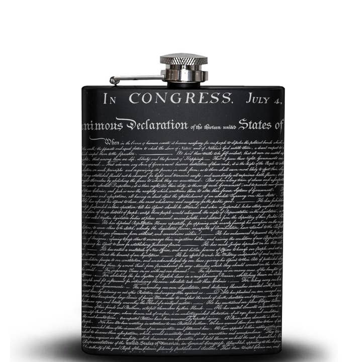 DECLARATION OF INDEPENDENCE Hip Flask for wholesale by LumEngrave