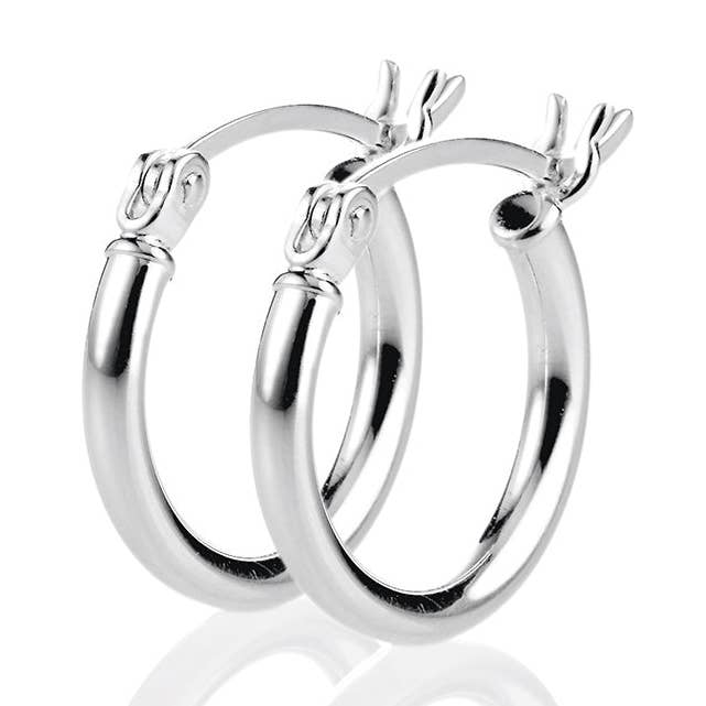 Style & Go Creolen aus Silber mit Durchmesser 20 mm für den Großhandel von Heartbreaker designd by Drachenfels