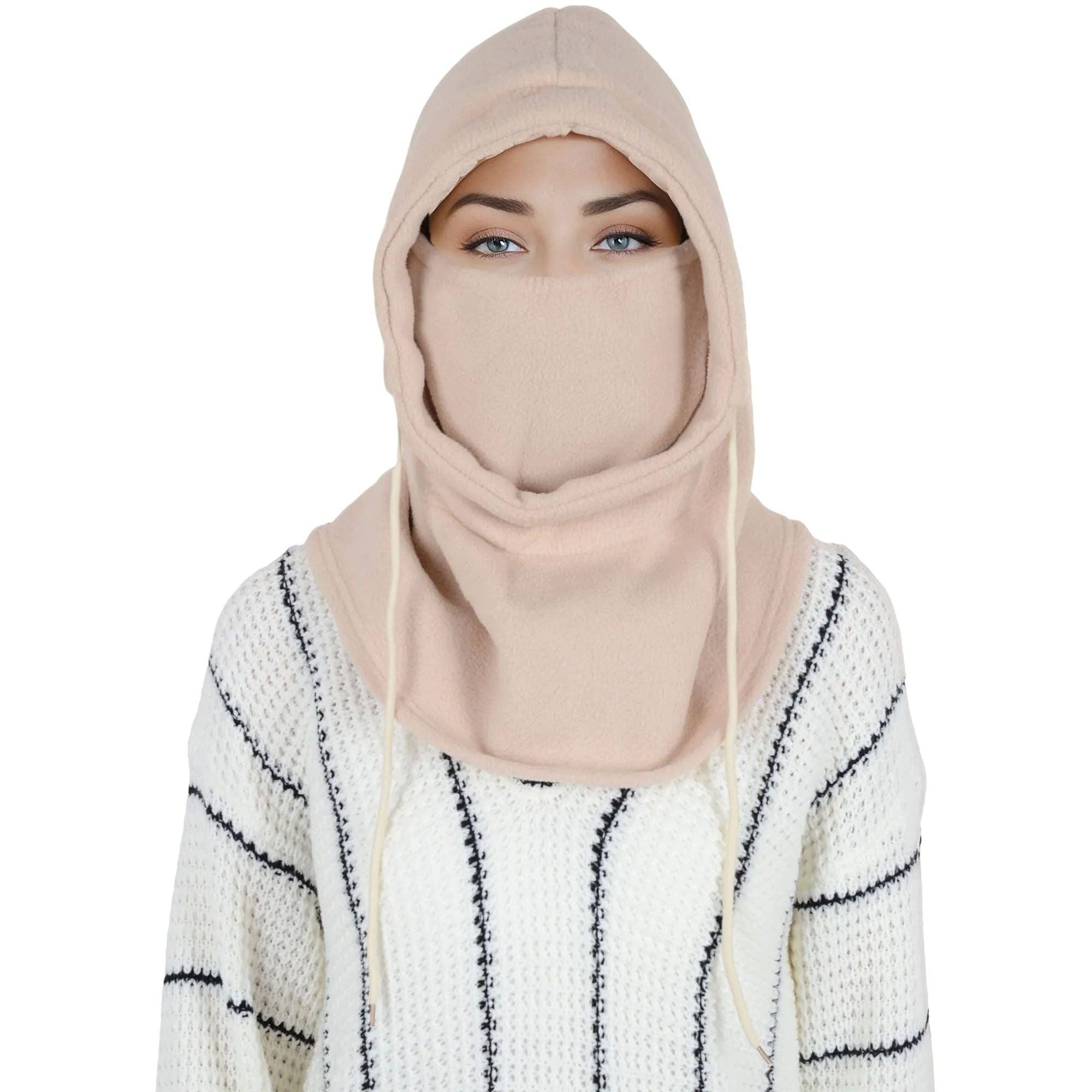 AK Brand - Wholesale Balaclava - Women's - Winter Fleece Face Mask Balaclava Warm Neck Face Cover Hat4