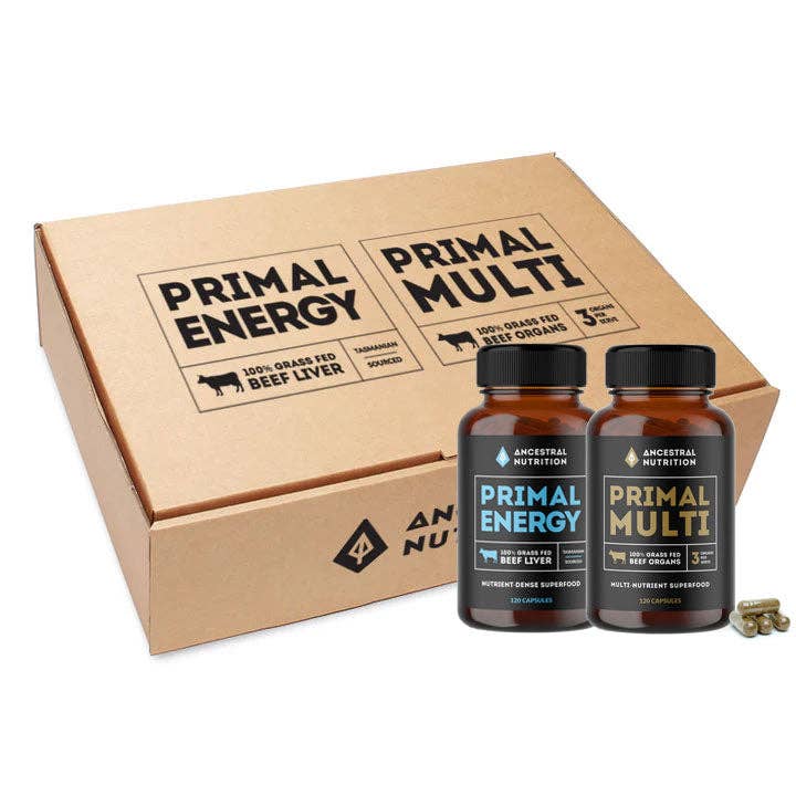 Intro Pack - Capsules (2 of each in Box of 10) for wholesale by Ancestral Nutrition Pty Ltd