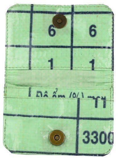 Malia Designs - Wholesale Card Holder - Women's - 6 Pack Recycled Feed Bag Card Holders5