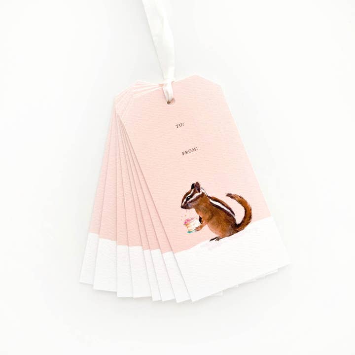 Chipmunk Cake cadeau-tags voor wholesale door Cami Monet