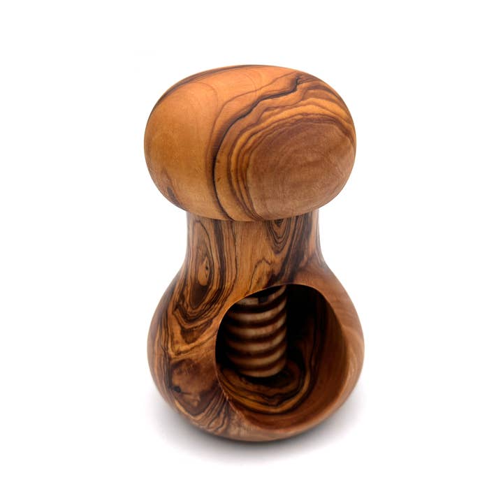 medina mood – wholesale Kitchen tool/gadget – Nutcracker nut screw made of olive wood1