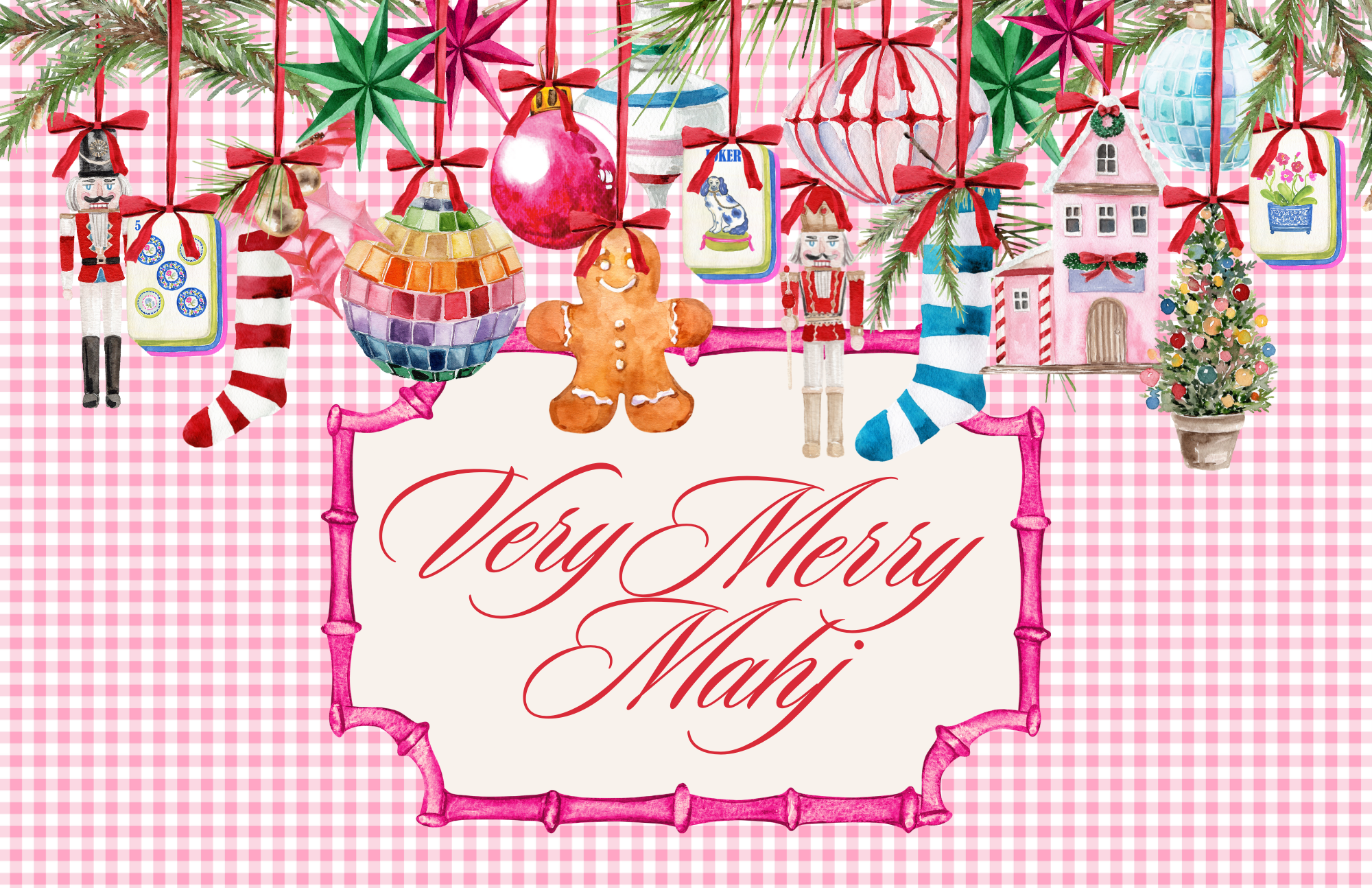 TAYLOR GRAY - Wholesale Decorative Tray - 11x17 MAHJONG MADNESS VOL 2 insert set of 106