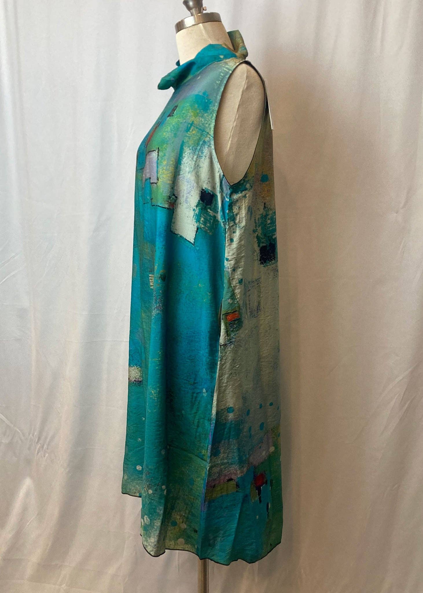 3 Potato - Wholesale Dress - Women's - Lightweight Viscose Flowing Dress 71022