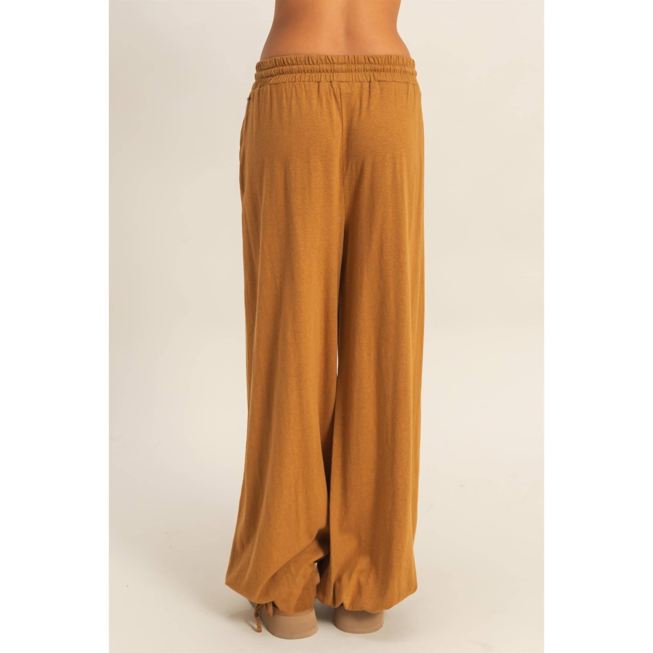 HYFVE - Wholesale Pants - Women's - High Waist Drawstring Wide Leg Pants10