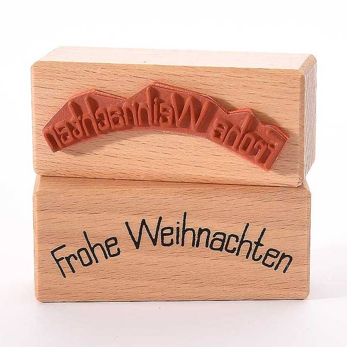 Stamp: Merry Christmas · german text for wholesale by Heindesign