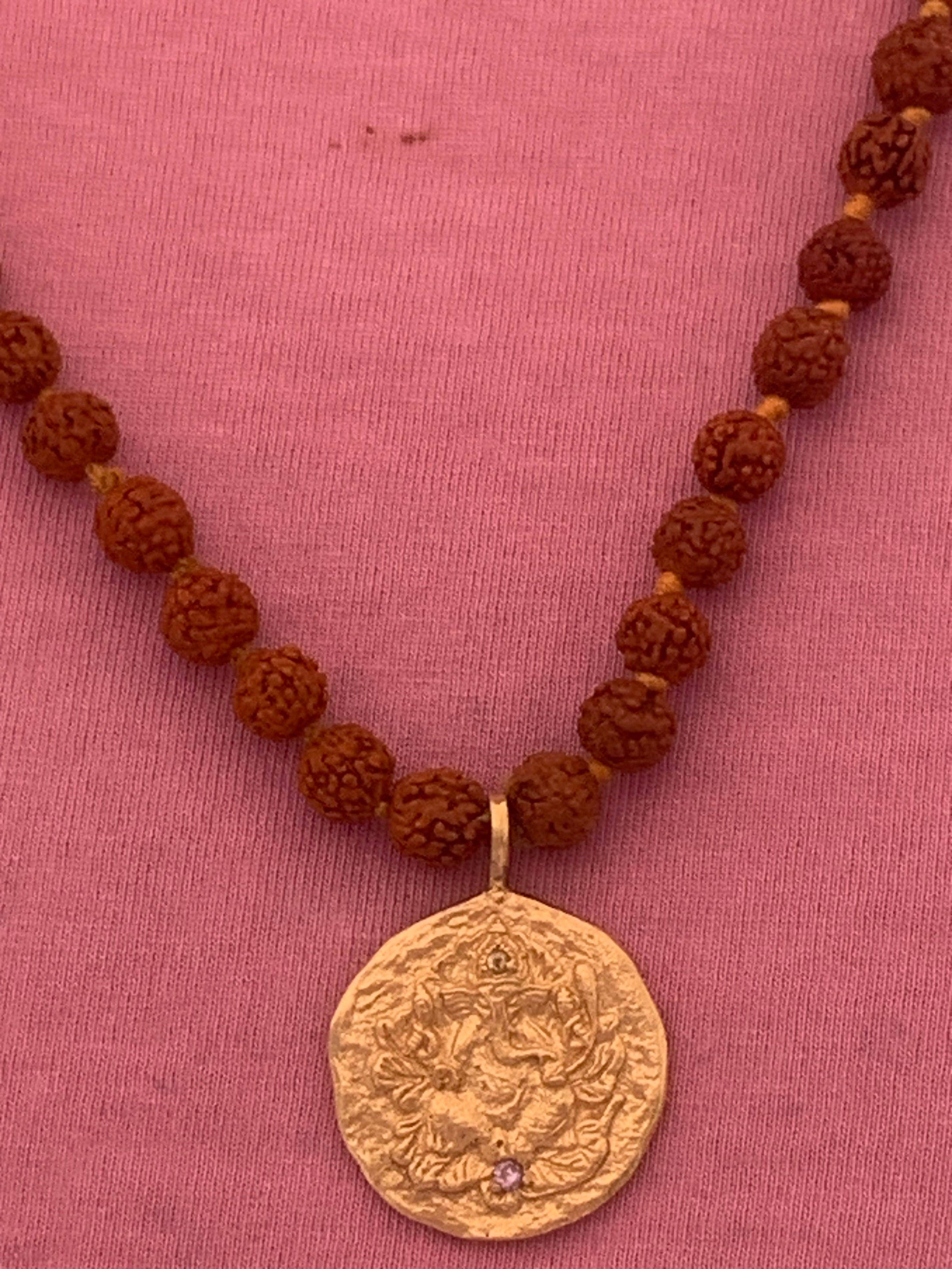 Aurobelle Ibiza - Wholesale Prayer Beads Necklace - Ganesha healing Mala3