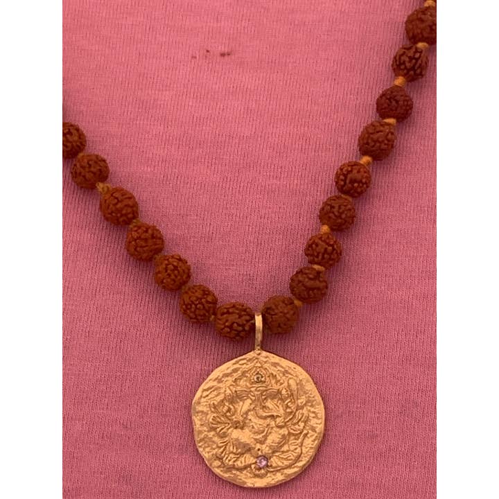 Aurobelle Ibiza - Wholesale Prayer Beads Necklace - Ganesha healing Mala3