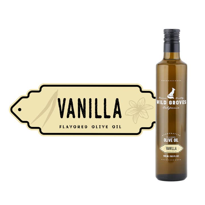 Vanilla Olive Oil for wholesale by Wild Groves