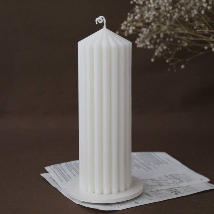 Plateau à bibelots rond neutre, plateau à boissons sous-verre, minimaliste pour la vente par Aguas Claras Organics