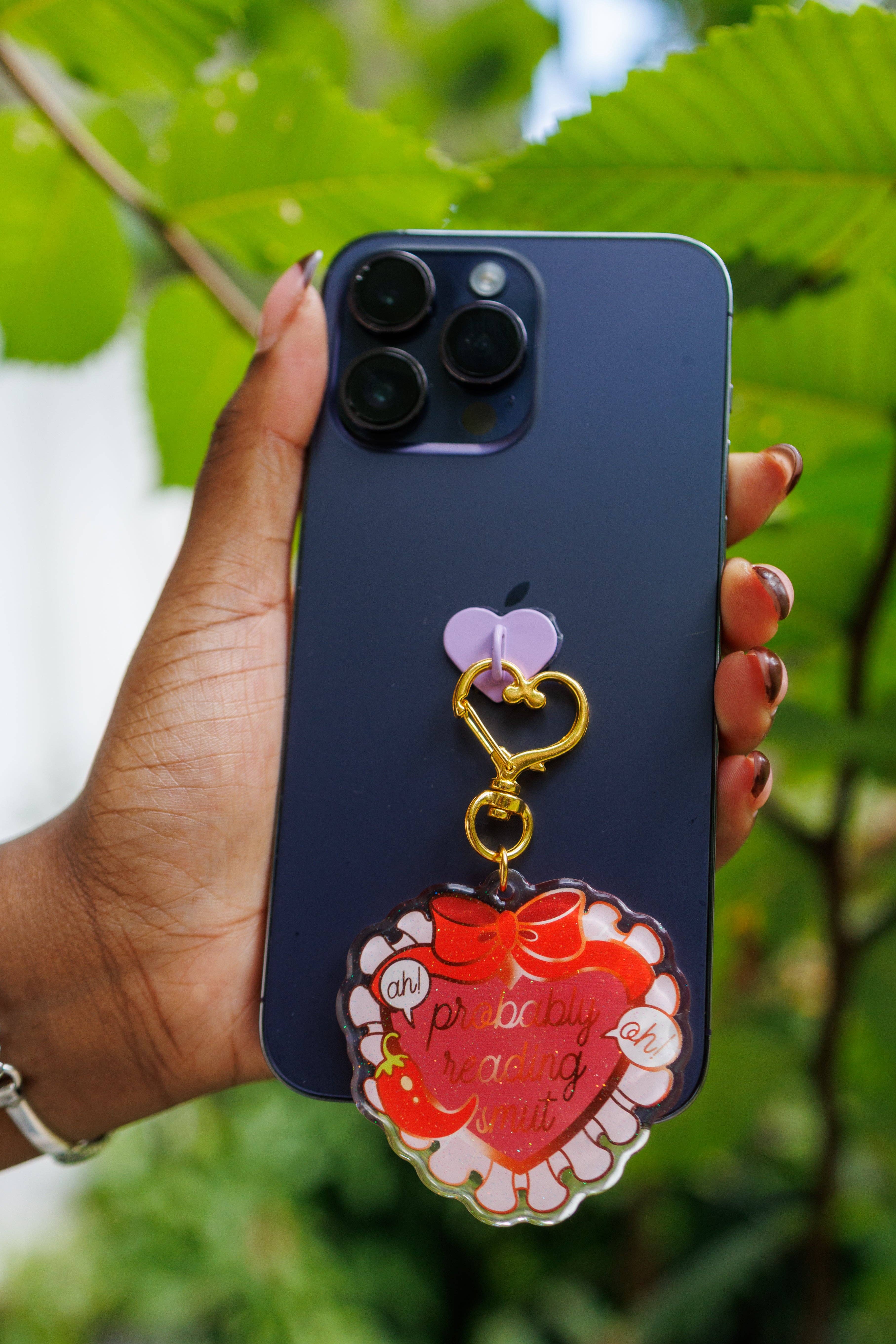 Pinstory - Wholesale Keychain - Women's - "Probably Reading Smut" Keychain/Kindle Charm2