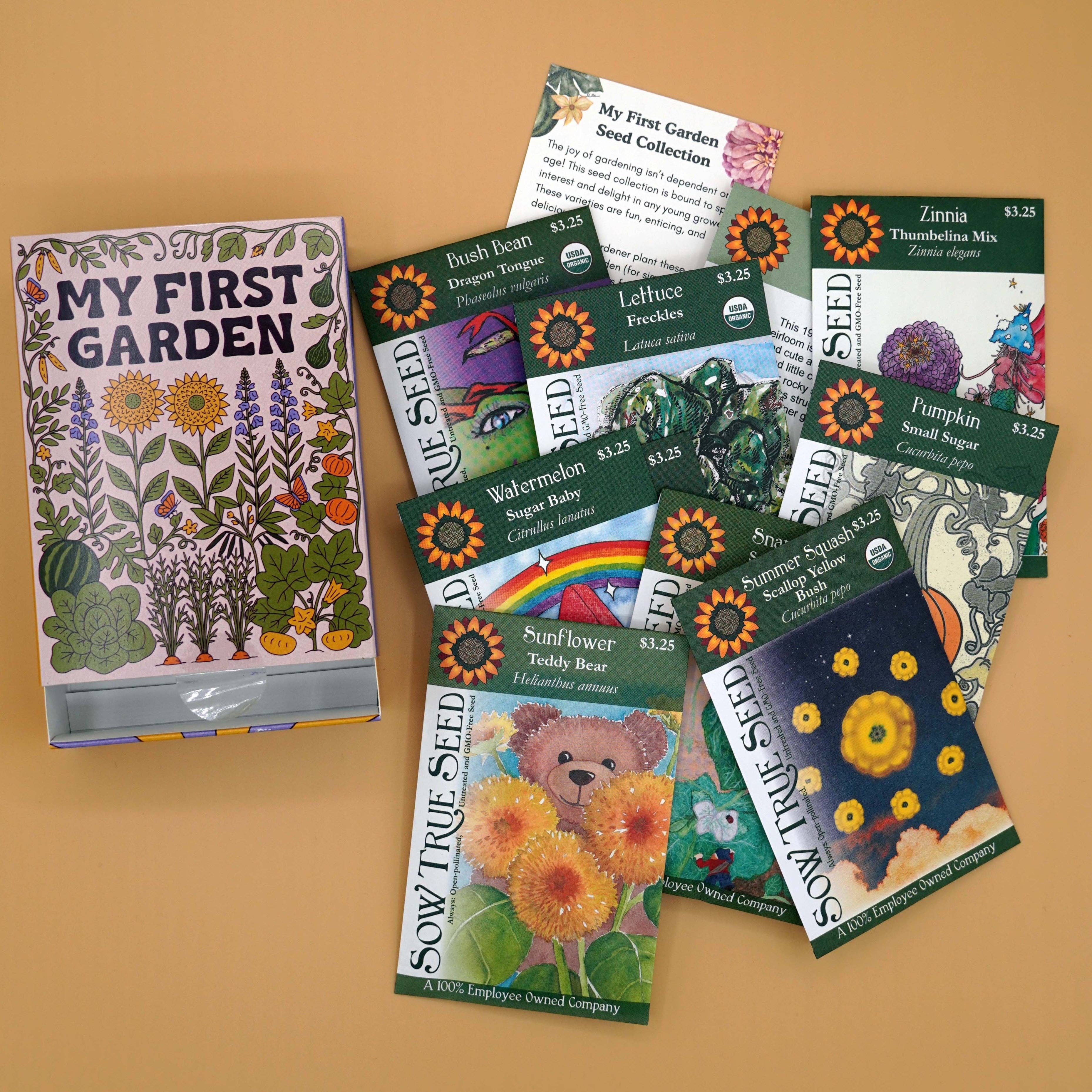 Sow True Seed - Wholesale Plant Seeds - My First Garden Seed Collection Box1