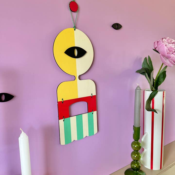 We Are Lunarium Ltd - Wholesale Wall Accent - Vibrant Wall Hanging - Bold Pop Art Decor - Maximalist Decor