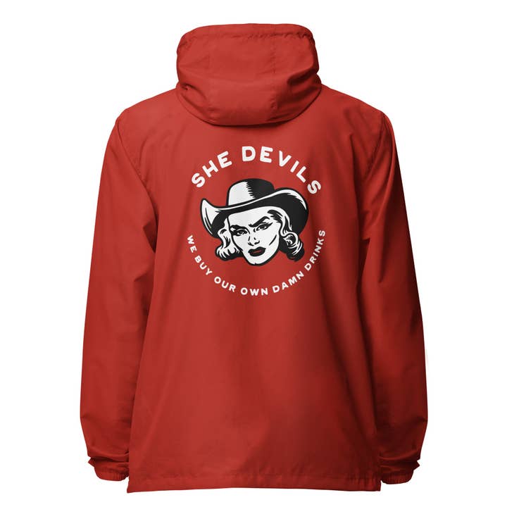 She Devils lightweight windbreaker for wholesale by Desert and bone