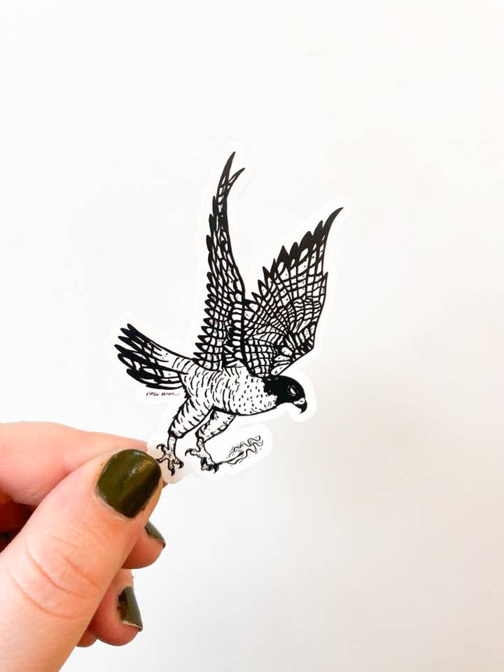 Pegatina halcón para venta al por mayor de After Hours Creative