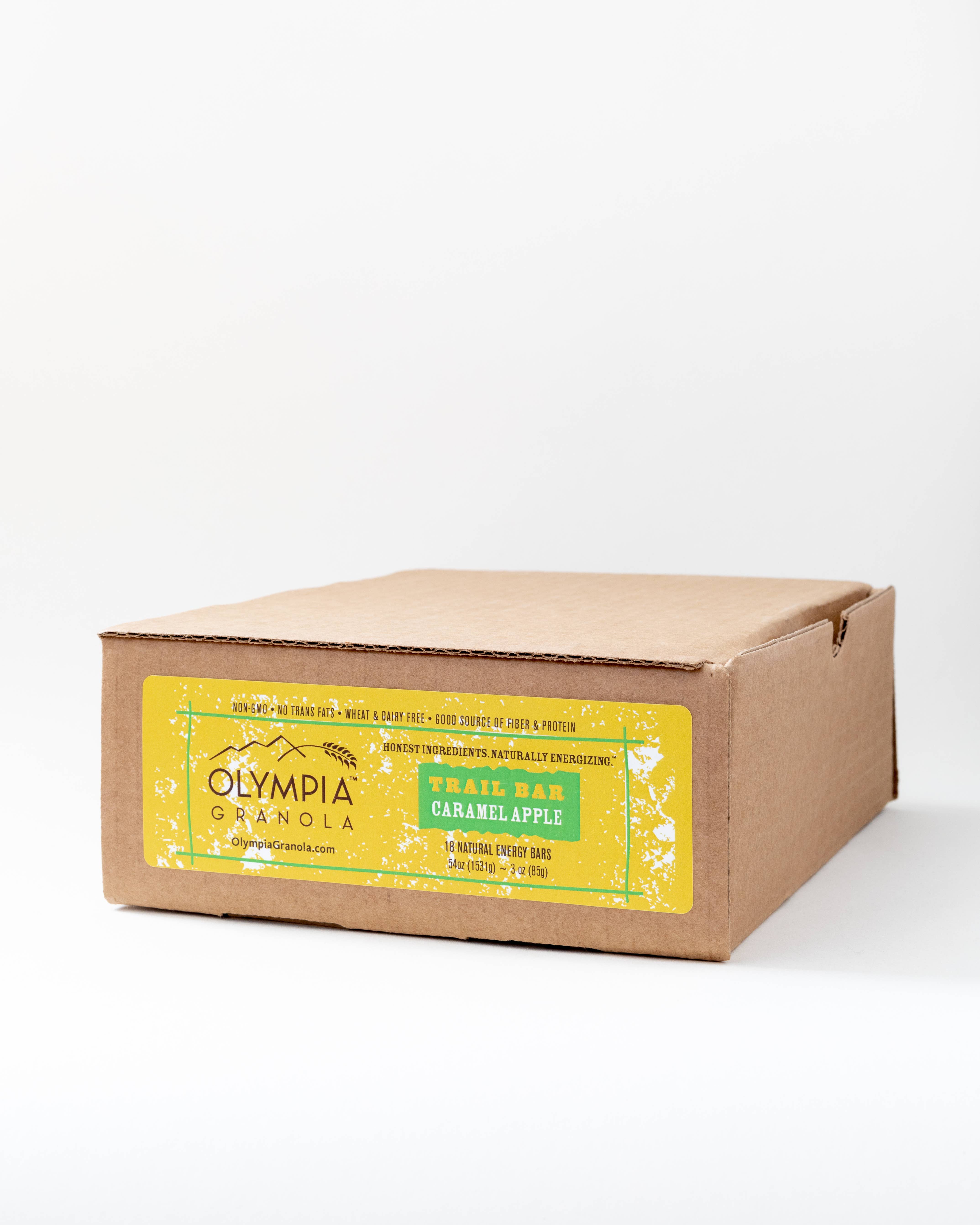 Olympia Granola - Wholesale Snack bar - Olympia Granola Caramel Apple Trail Bar Granola Bar Case1