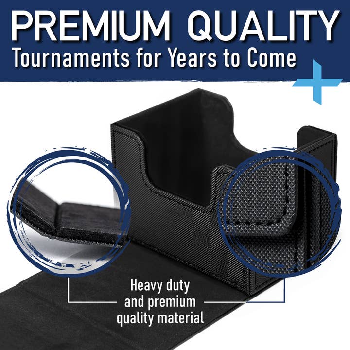 Invested Alliance LLC - Wholesale Storage Bin - 100 Card MTG Deck Box - Black3