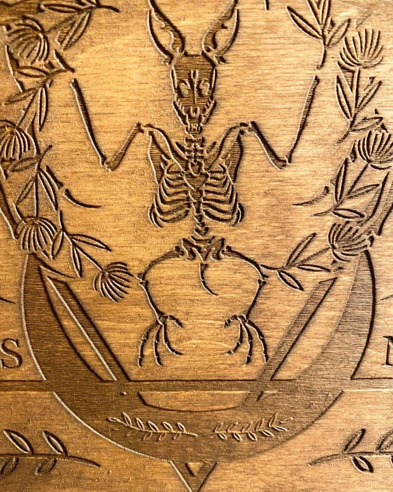 Faux Theory Design – Großhandel 3D-Wandkunst – Bat Ouija Vorstand2