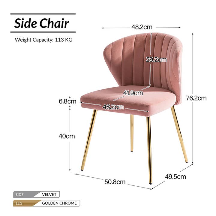 Karat Home - Wholesale Chair - Milia Dining Chair Set of 220