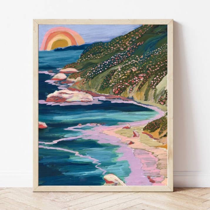 Big Sur California Print for wholesale by El Baker Art