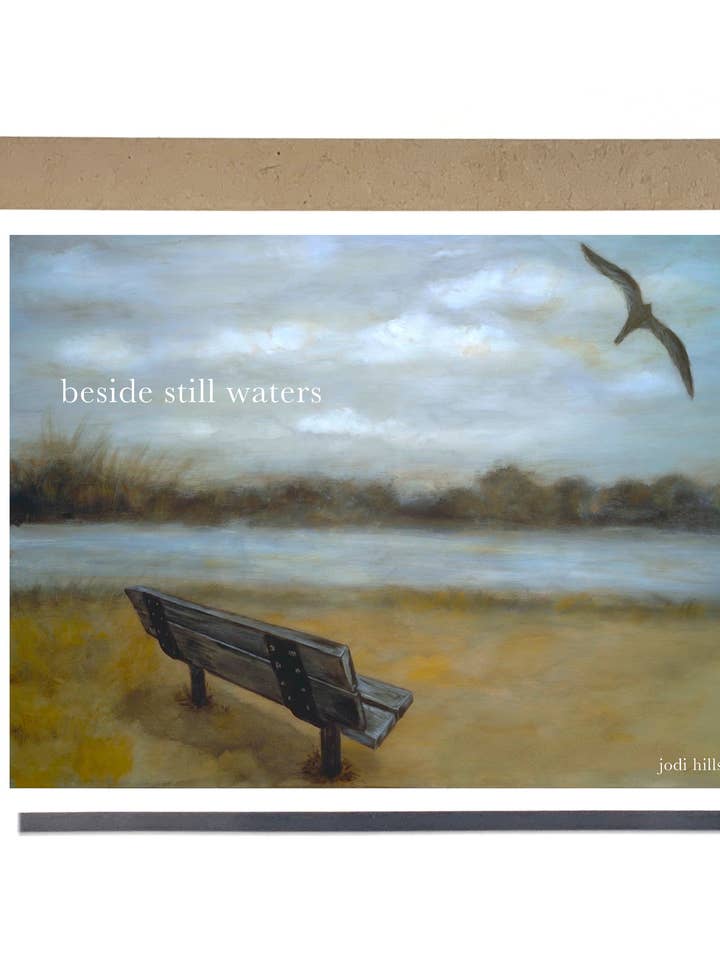 bredvid stilla vatten ⎮ Blue Mind Gratulationskort för wholesale av Studio J by Jodi Hills