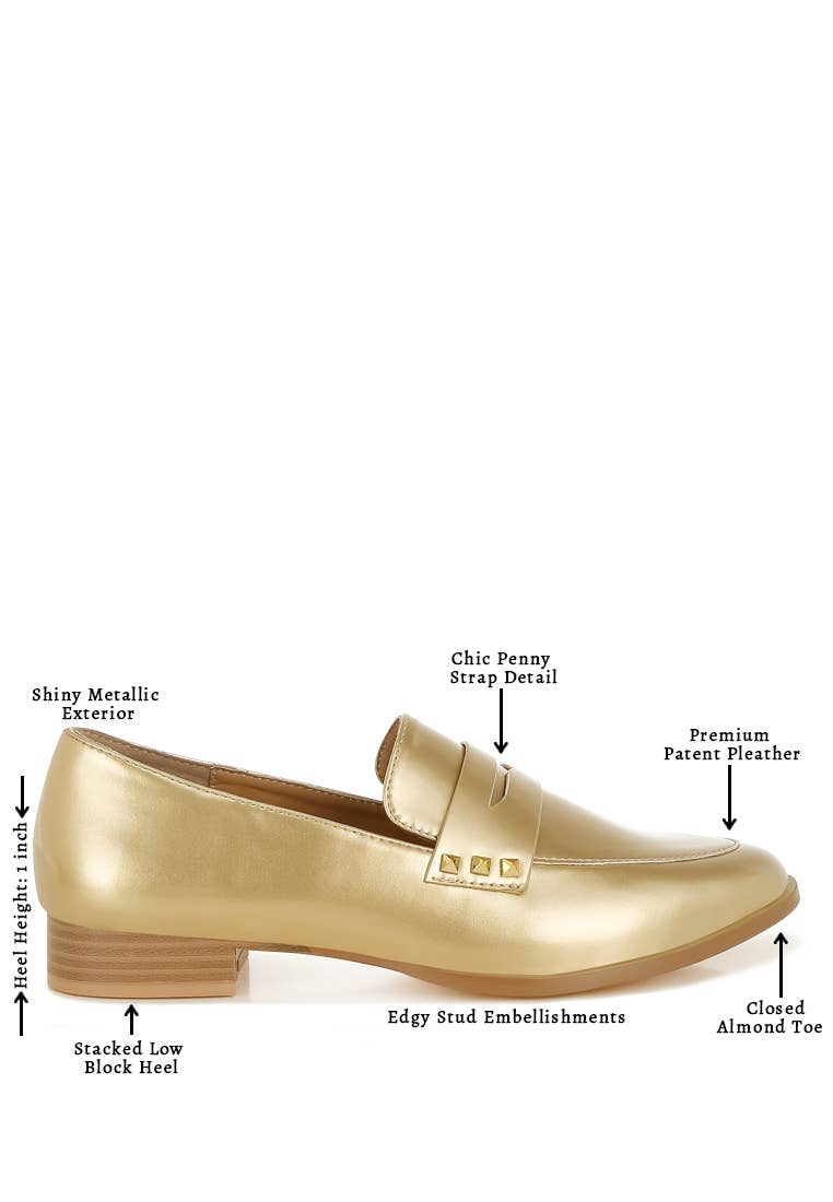 Rag Company - Wholesale Loafers - Women's - Noshiya Patent Pleather Penny Loafers21