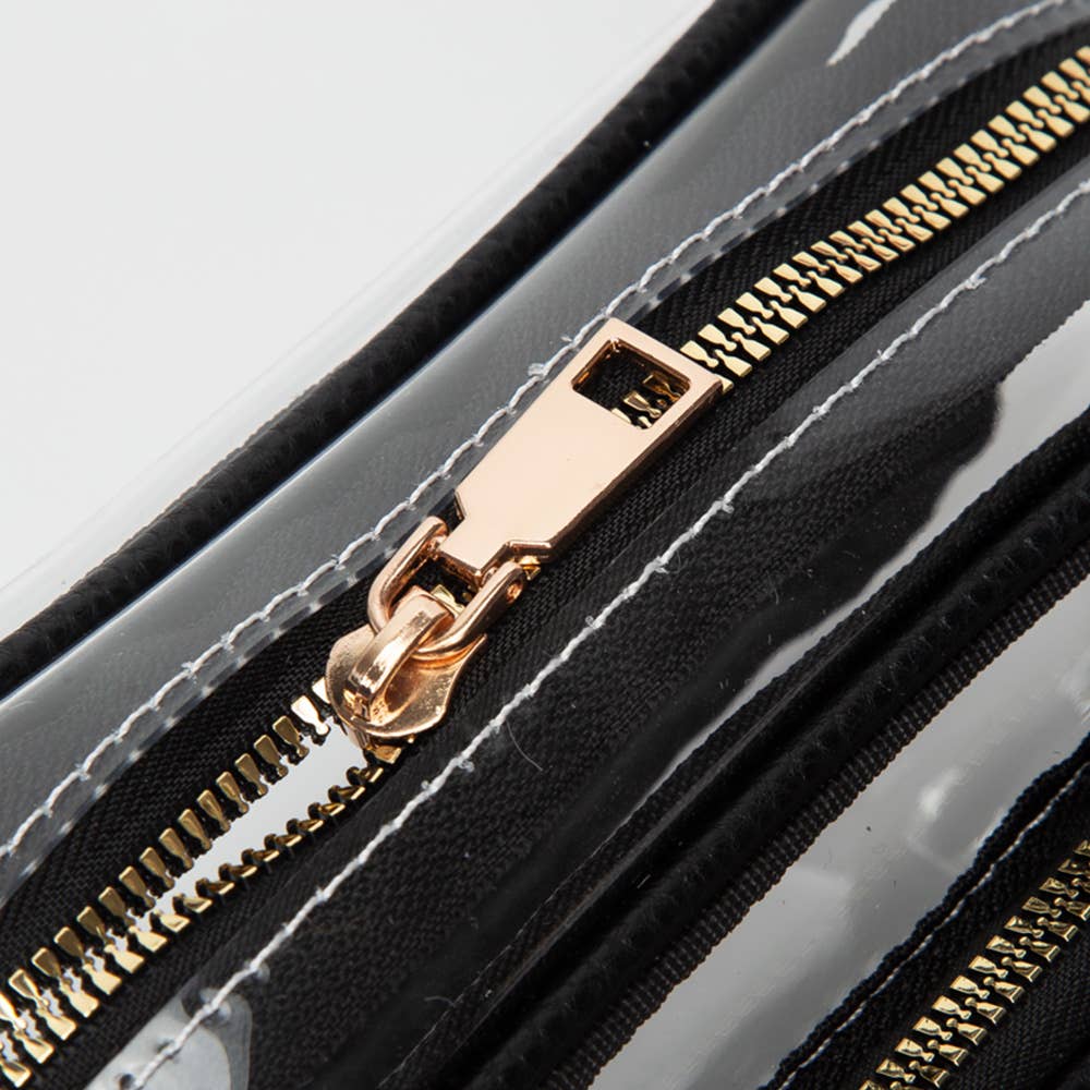 Sensibling Corp. - Wholesale Crossbody Bag - Women's - Transparent Rectangular Crossbody Bag12