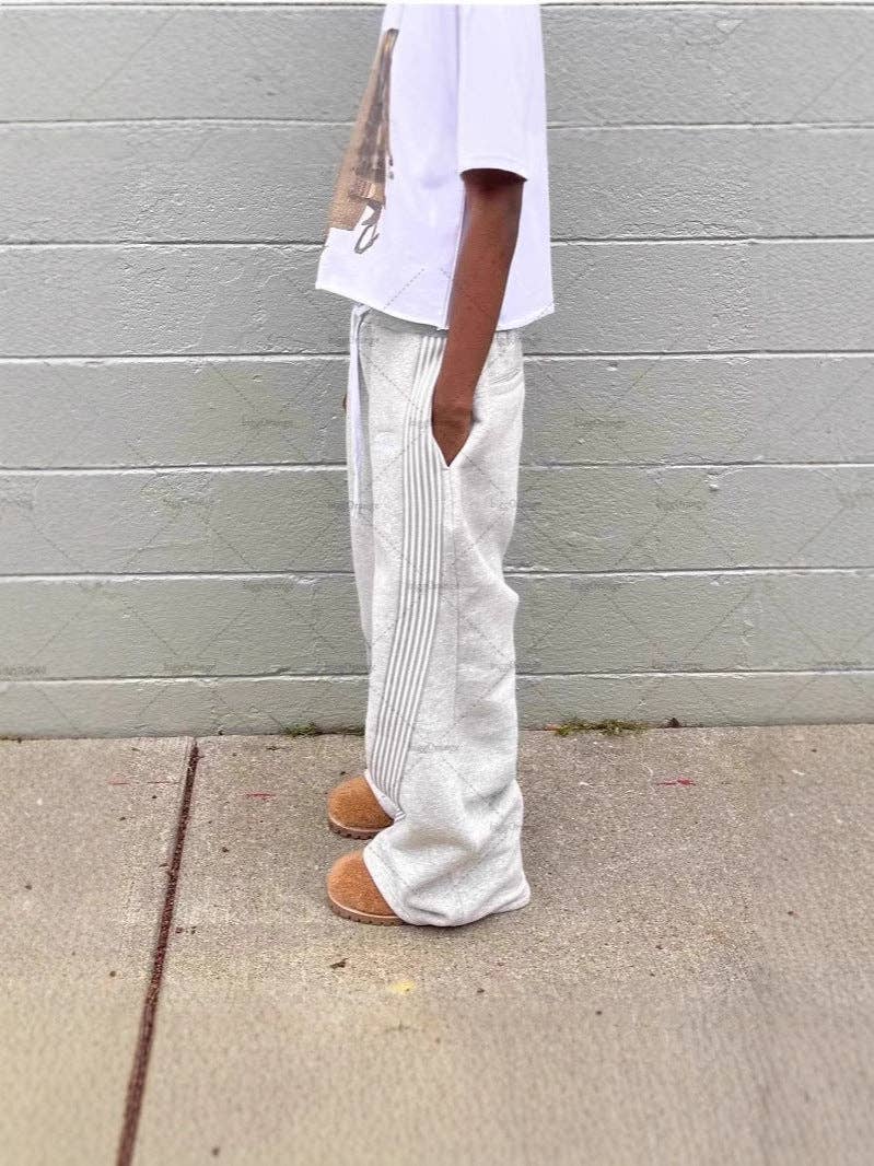 SALINA TRADING INC - Wholesale Lounge Sweatpants/Joggers - Men's - Vintage Striped Jogger Pants Casual Athleisure Bottoms3