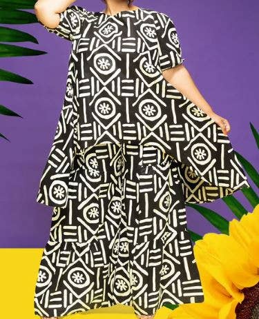 KaraChic - Wholesale Top & Pant Set (NOT Loungewear) - Women's - 7772A Authentic African Print 2pc Pant Set3