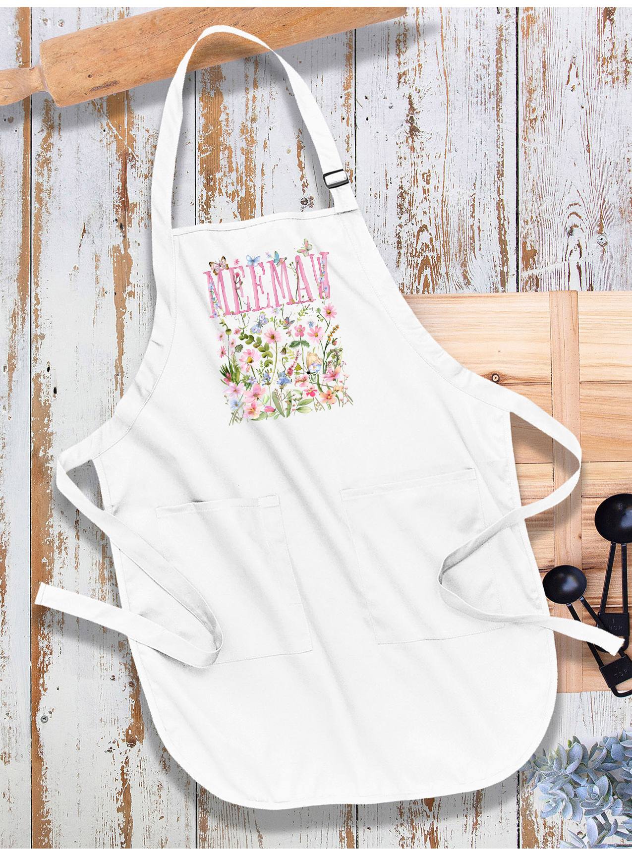 Avery Lane Gifts - Wholesale Apron - Mother's Day Wild Flowers Meemaw Apron0