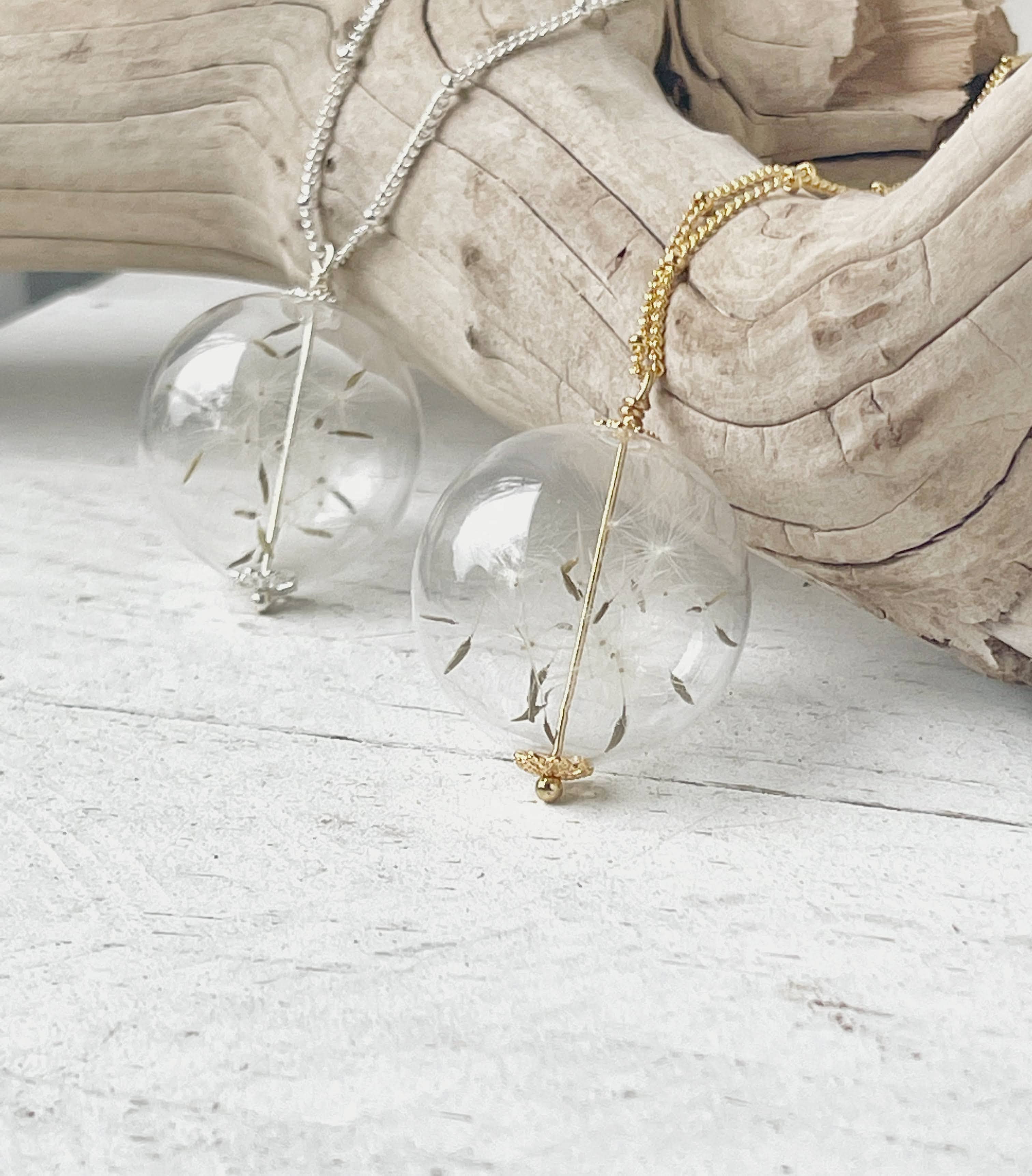 Rage Gems & Jewelry - Vente Colliers à pendentif - Collier vœu de pissenlit4