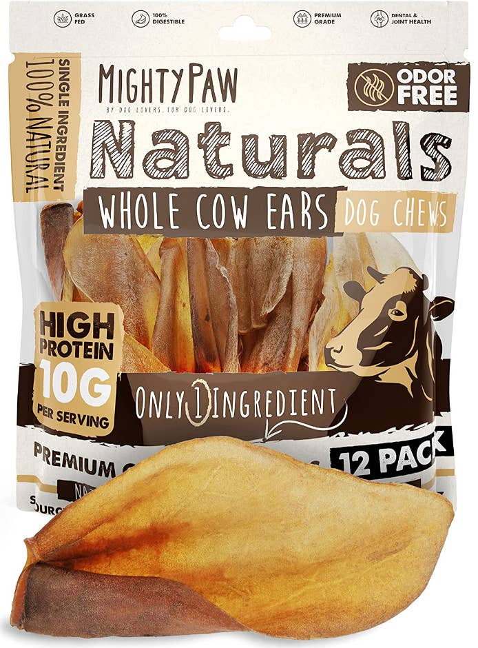 Mighty Paw - Wholesale Pet Treats - Dog - All-Natural Cow Ear Chews