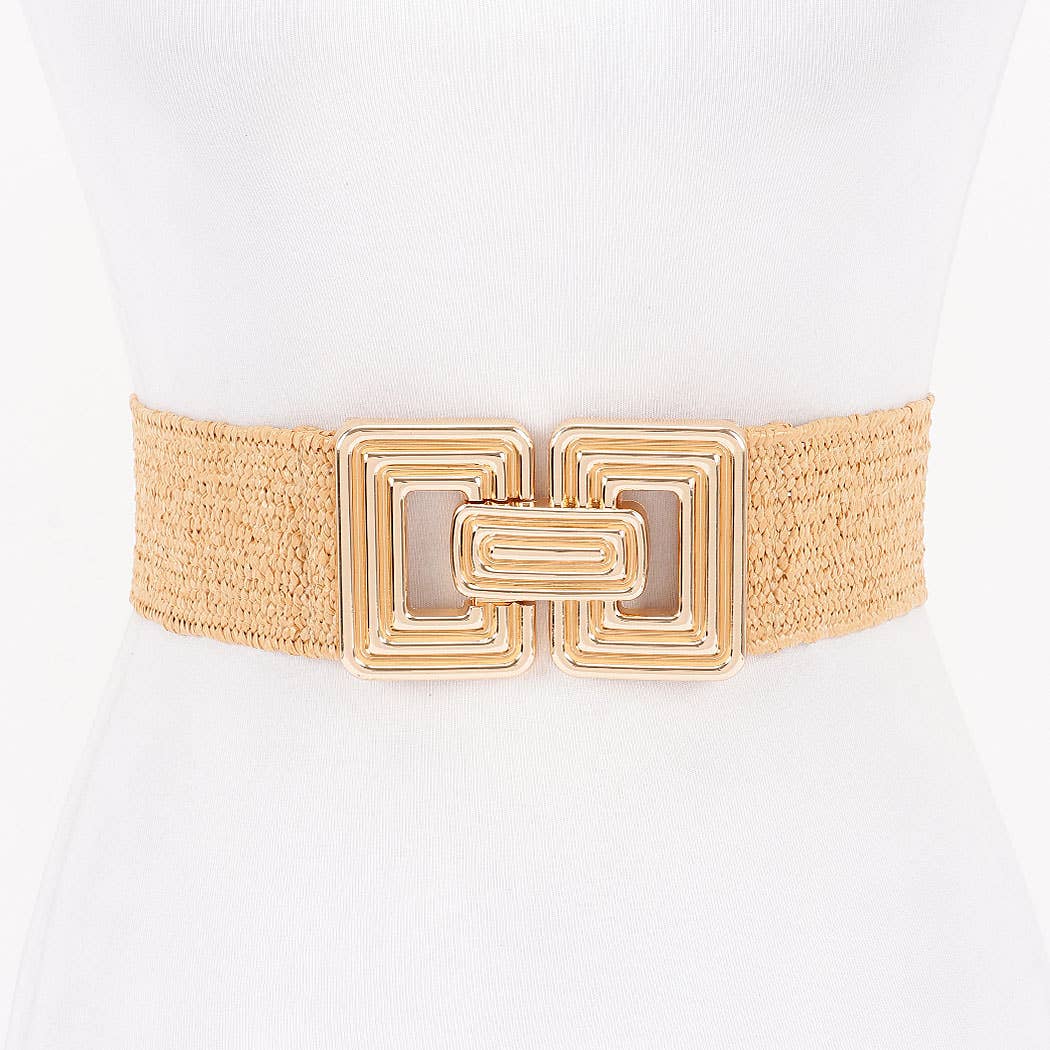 3AM BY H&D ACCESSORIES - Wholesale Belt - Women's -  Metal Buckle Elastic Belt2