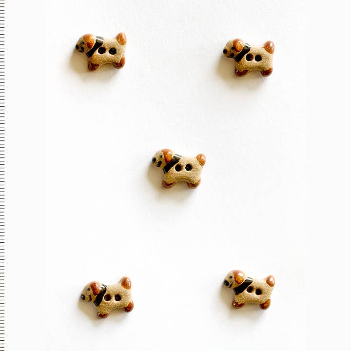 Incomparable Buttons - Wholesale Sewing Button/Snap - L540 Puppy Dog Buttons0