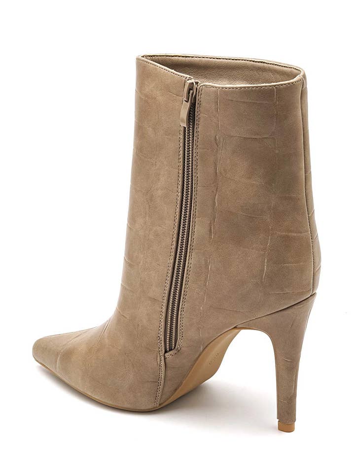 No Doubt Shoes – wholesale Booties – Women's – WOMEN'S CROC HEELED ANKLE BOOTS12