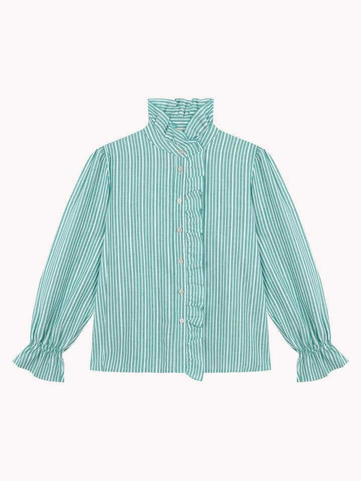 Blusa Gala Verde per la vendita all'ingrosso da parte di MindTraveler