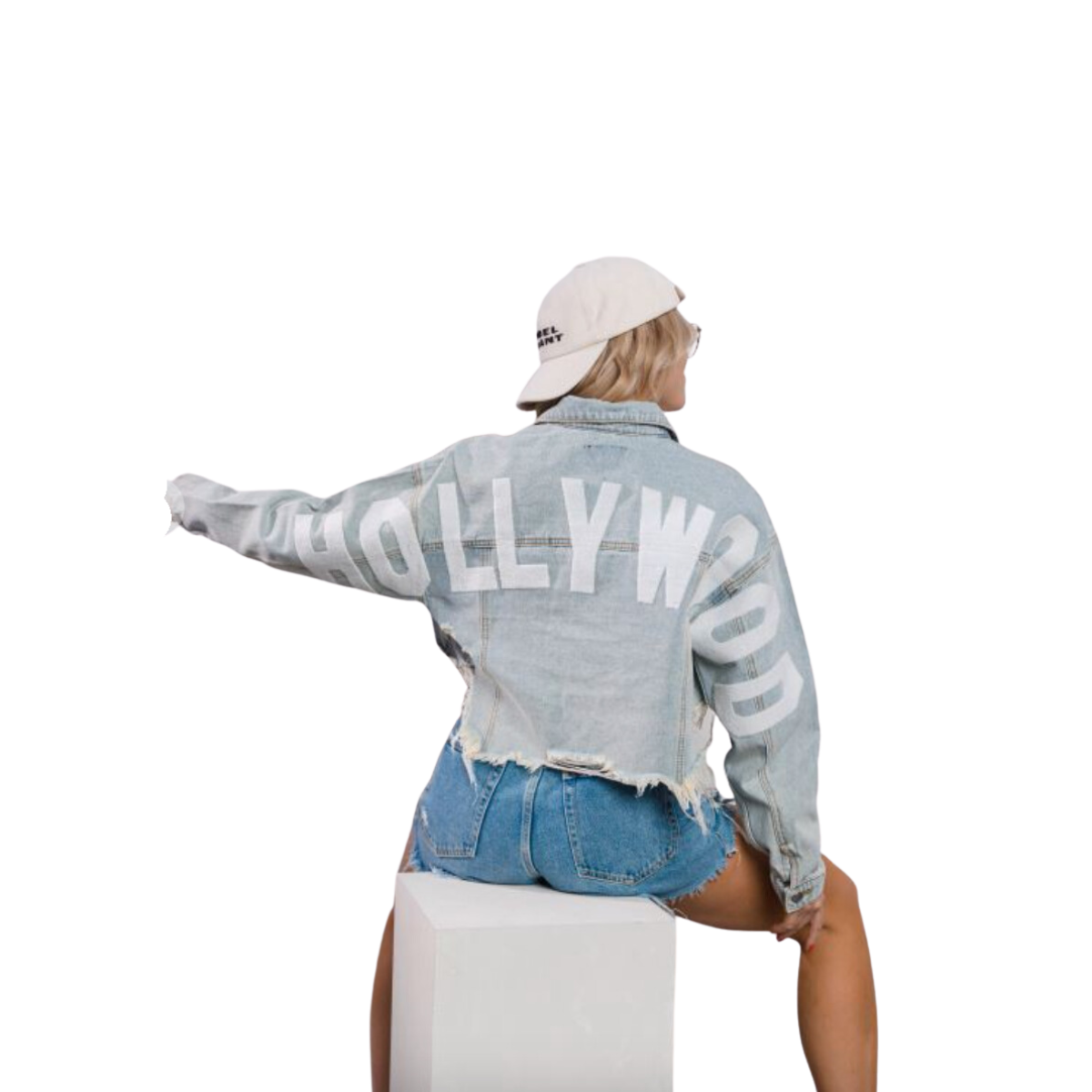 Adel Kasza Co - Vente Veste en jean – femme - Veste courte en jean Hollywood2