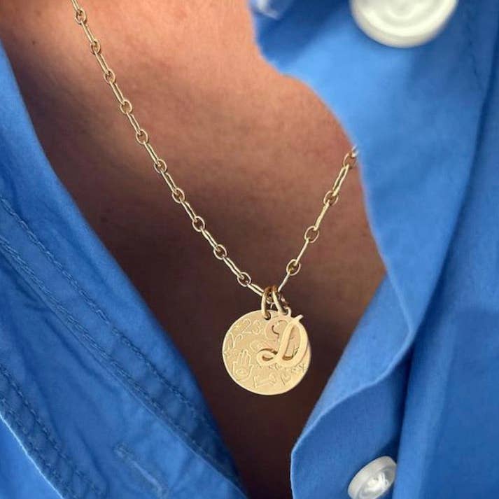 Love & Luck Initial halsketting voor wholesale door Misuzi