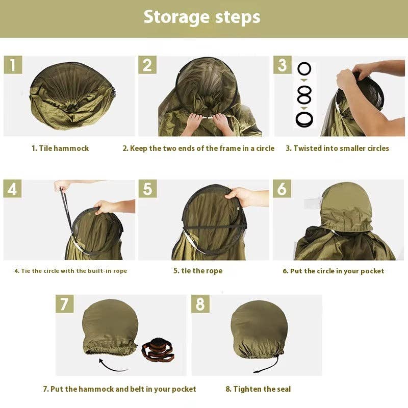 VIGOR - Wholesale Hammock - Ultra-Light Travel Camping Hammock Pop-up Net Hammock5