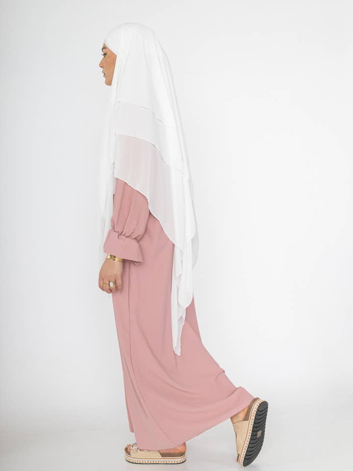 Abaya long large ref:23332pk for wholesale by IDEAL OUTFIT