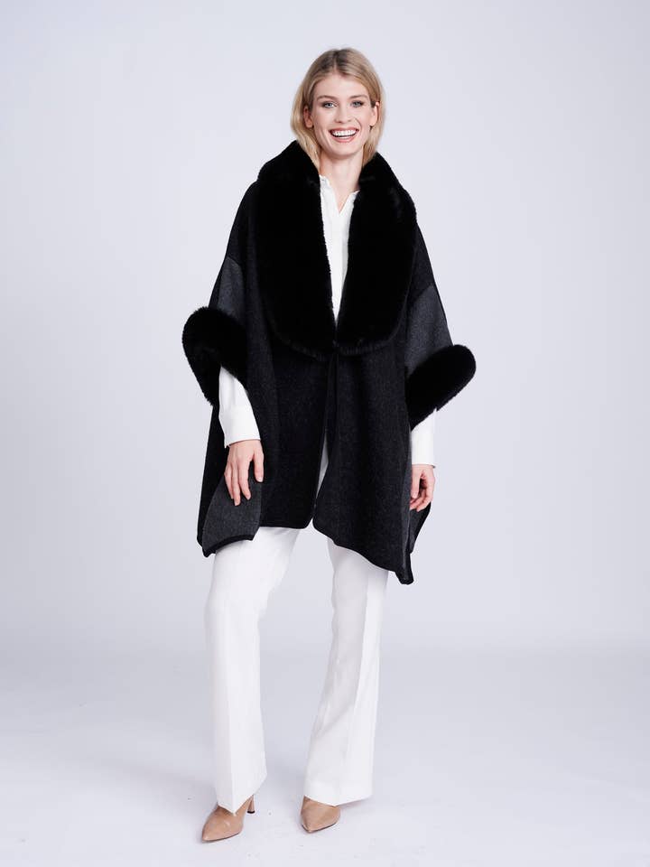 Autumn Wrap - Black for wholesale by Pia Rossini Ltd