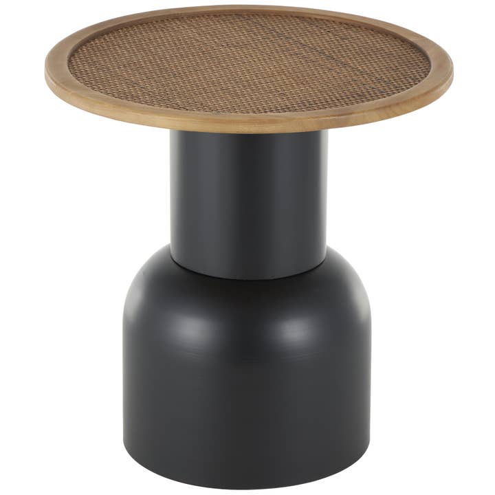 Bohemian Black Metal Accent Table for wholesale by Deco Marché