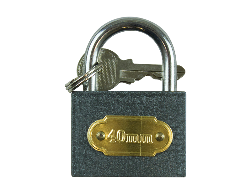 LMT-UK - Wholesale Meditation Supplies - Cast Iron Padlock 40mm0