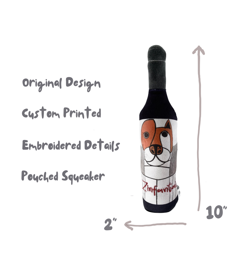 Pawcasso – wholesale Pet plush toy – Dog – Zinfantail8