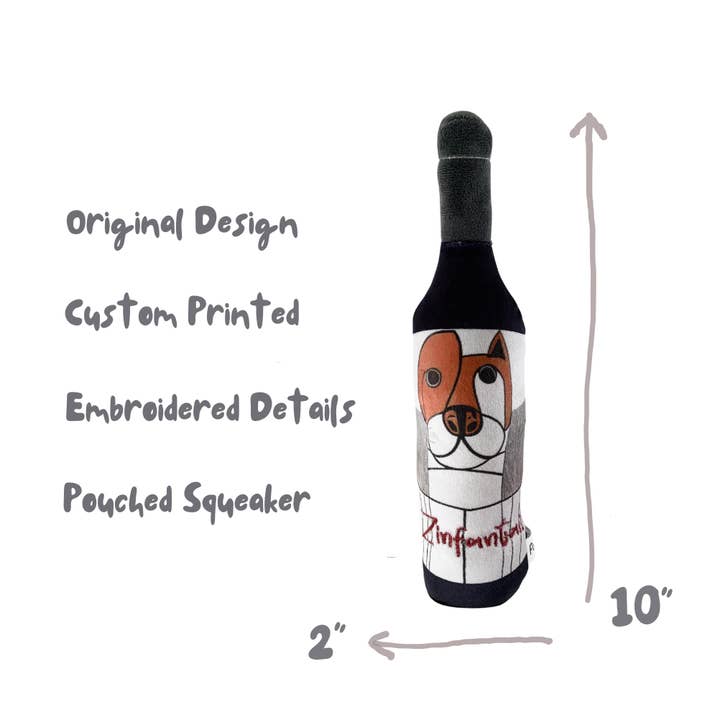 Pawcasso – wholesale Pet plush toy – Dog – Zinfantail8